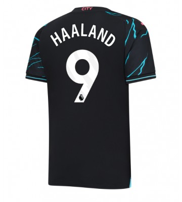 Maillot de foot Manchester City Erling Haaland #9 Troisième 2023-24 Manches Courte